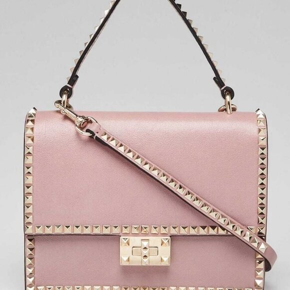 Valentino Pink Pebbled Leather No Limit Crossbody Bag - Picture 1 of 12